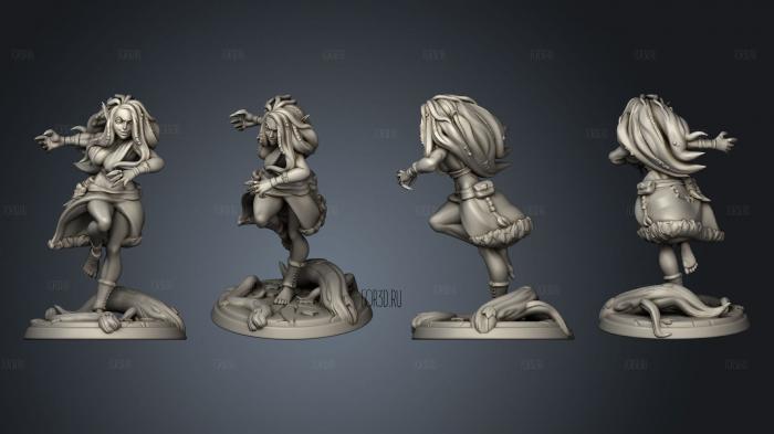 Oaken Hollow Heroes 2 Elledriel stl model for CNC