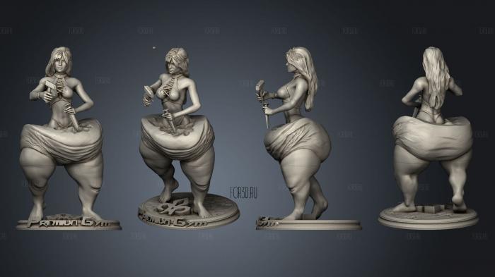 Self Sculpt Body Woman stl model for CNC