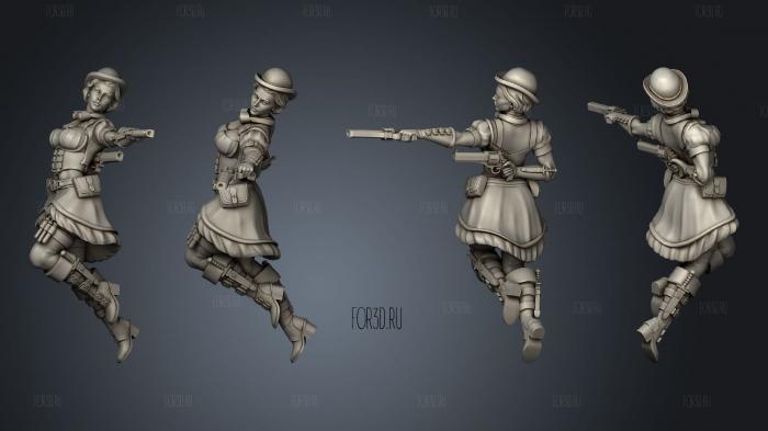 Steam Constructs Gunner Dorothy Shooting stl model for CNC