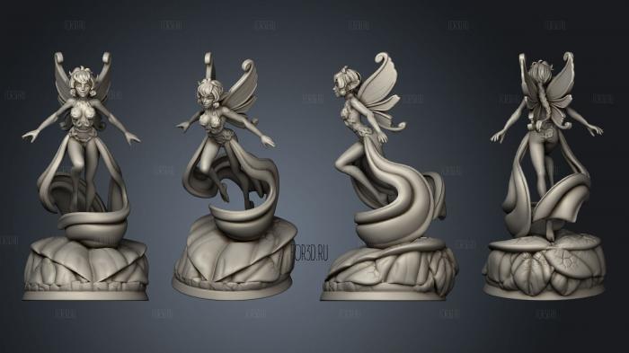 Twin Goddess Fairy Variant stl model for CNC
