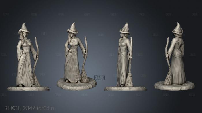 able tabletop familiars and beasts Witch Decorative 3d stl модель для ЧПУ