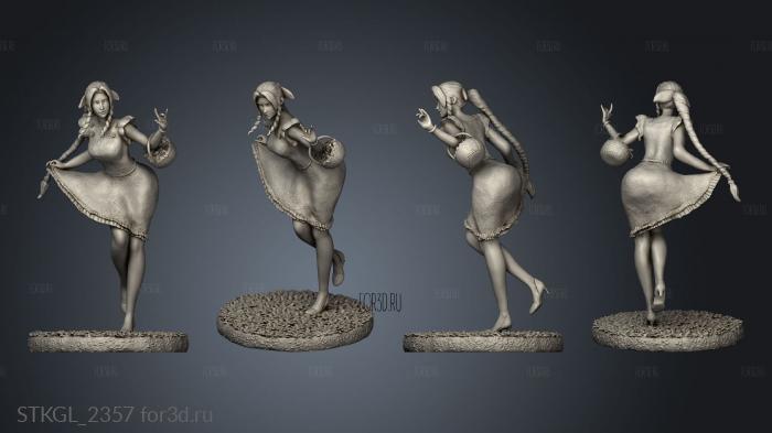 Aerith coming in nsfw stl model for CNC