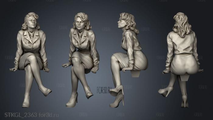 Agent Carter Pablo Perdomo military stl model for CNC