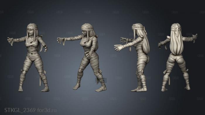 Agosto Classic and Heroine Quest Mummy stl model for CNC