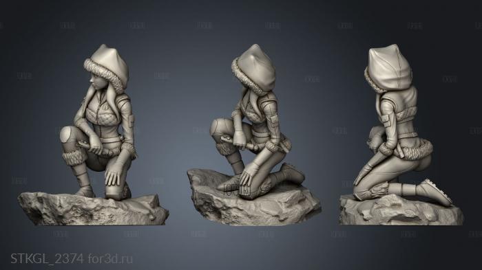 Ahsoka Tano stl model for CNC