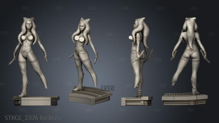 Ahsoka Tano NSFW stl model for CNC