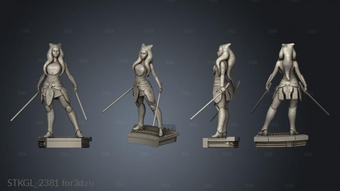 Ahsoka Tano ve NSFW Lailson Camini Новая папка Base stl model for CNC