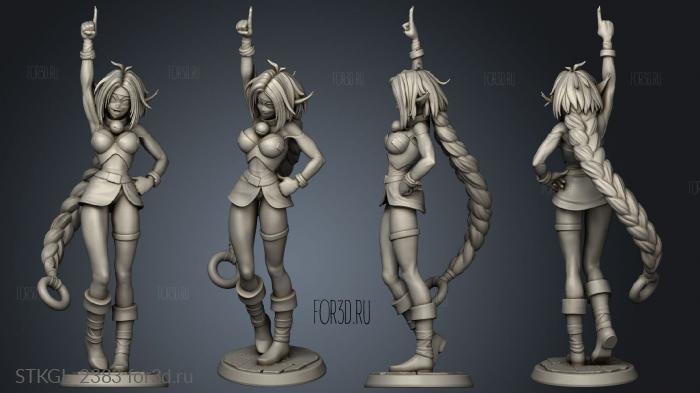 Aisha Clan Azerama stl model for CNC