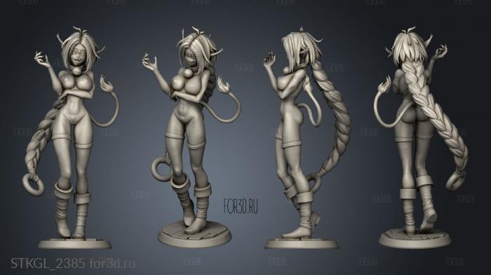 Aisha Clan Azerama NSFW stl model for CNC