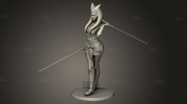 Акаш Сингх Асока Тано 3d stl модель для ЧПУ