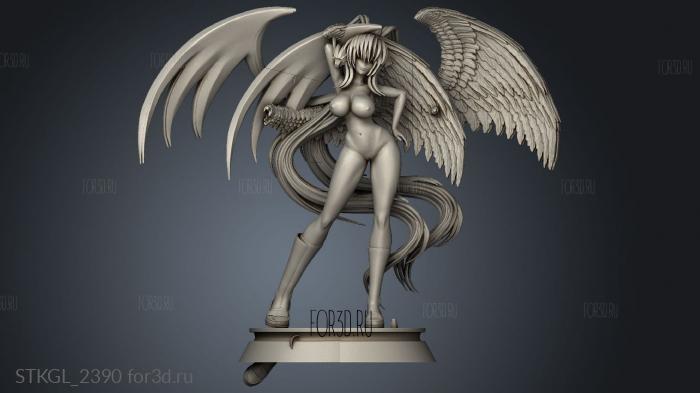 Akeno Himejima NSFW Azerama stl model for CNC