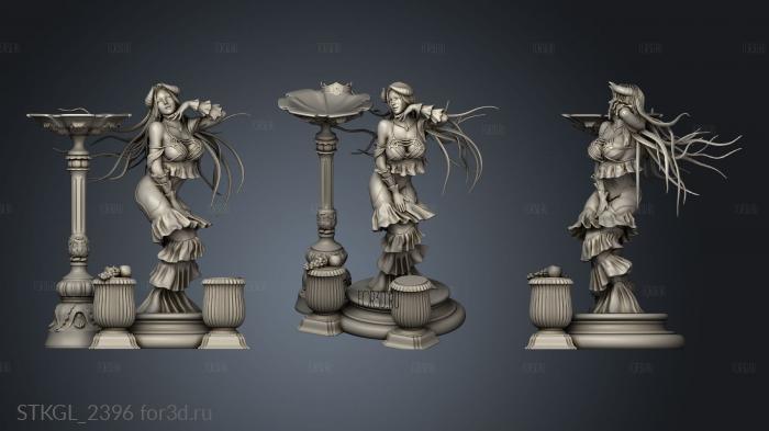 Albedo Overlord stl model for CNC