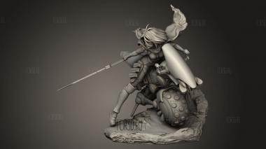Размер Боевого Ангела Алиты 3d stl модель для ЧПУ