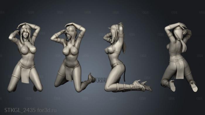 Pillar Woman Assets stl model for CNC