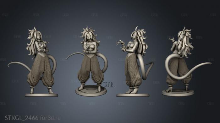 Android Majin stl model for CNC