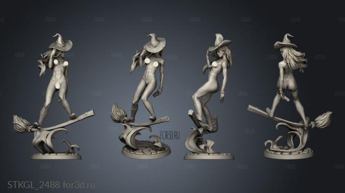 Anita Young Witch NSFW Nude stl model for CNC