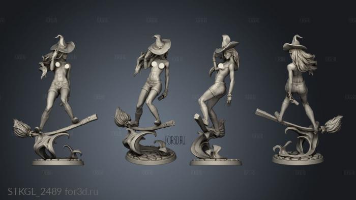 Anita Young Witch NSFW Top stl model for CNC