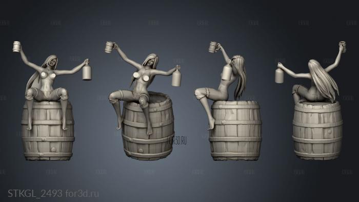 anne bonny rum stl model for CNC