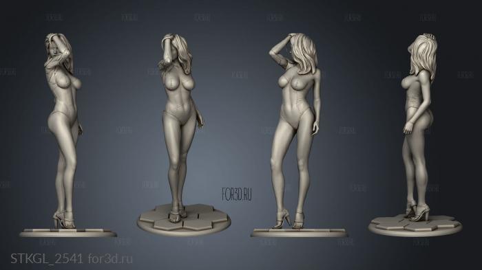 Augmented Beauty Aug stl model for CNC