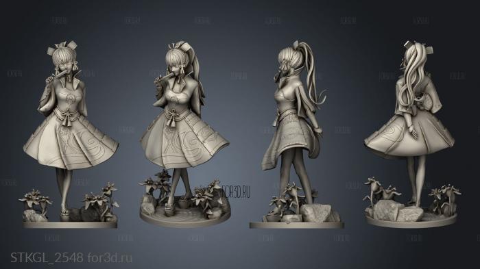 Ayaka NSFW stl model for CNC