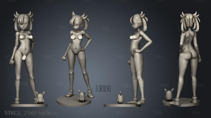 Bea Marnie and Sonia stl model for CNC