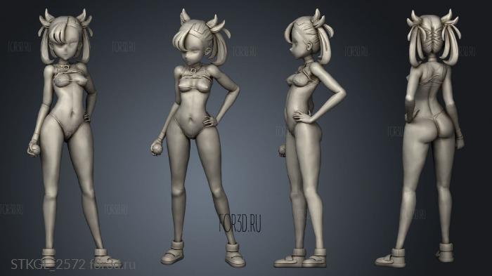 Bea Marnie and Sonia Bikini stl model for CNC