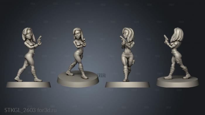 BLACK WIDOW BH FIG stl model for CNC