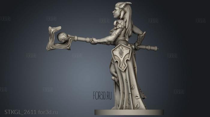 Board Game wood dryad stl model for CNC