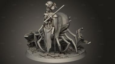Экзотический Джорогумо ч. 3d stl модель для ЧПУ