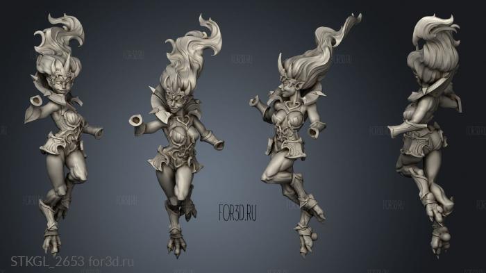 BTB Hero Jezebeth h vampire stl model for CNC