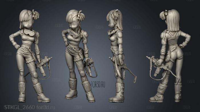 Bulma forest stl model for CNC