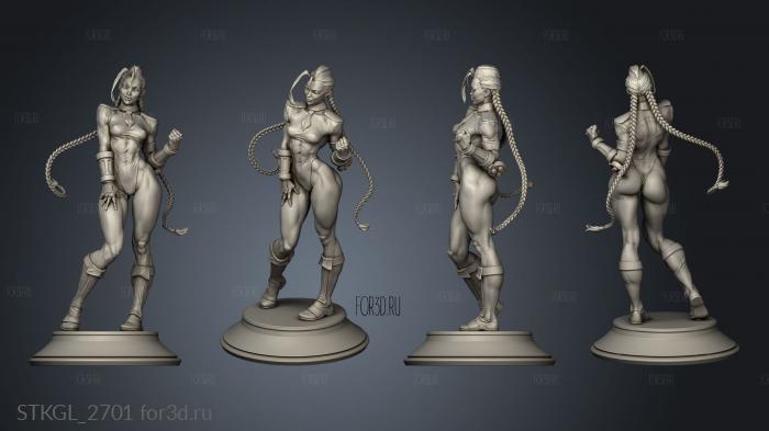 Cammy NSFW stl model for CNC