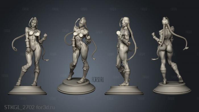 Cammy NSFW Naked stl model for CNC