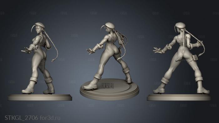 Cammy White stl model for CNC