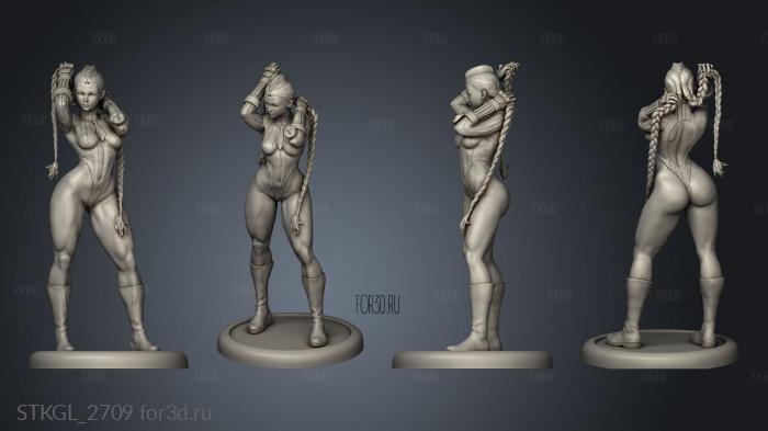 Cammy Р pulling hair copy stl model for CNC