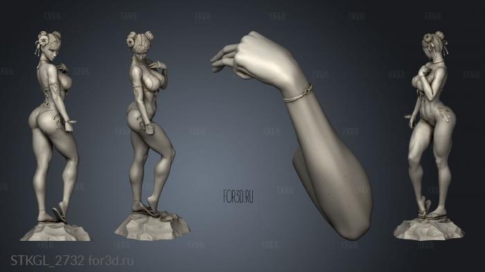 Ch Li bikini stl model for CNC