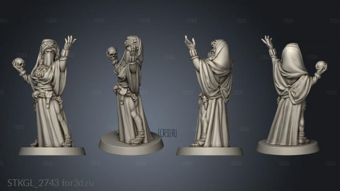 CHARACTERS SHAMAN VARIANT stl model for CNC