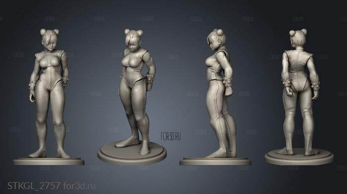 Chun Li stl model for CNC