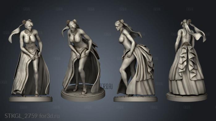 Chun Li base stl model for CNC