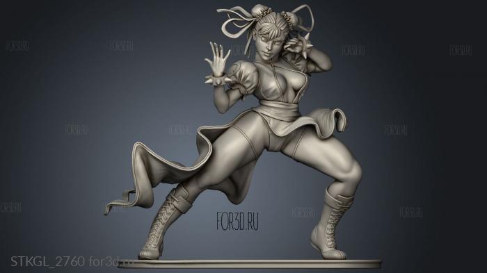 Chun Li chun li stl model for CNC