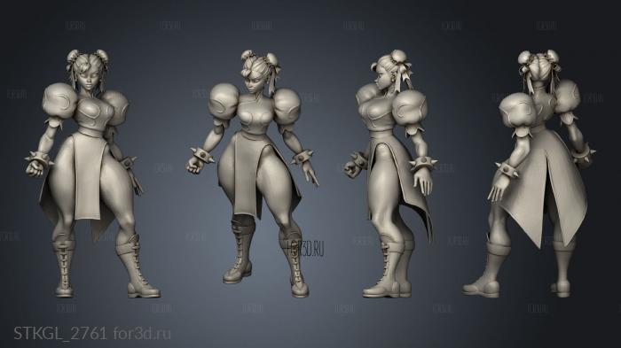 Chun Li Chun Li stl model for CNC