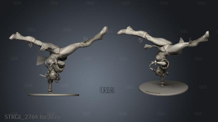 Chun Li stl model for CNC