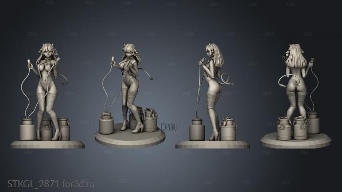 cowgirl stl model for CNC