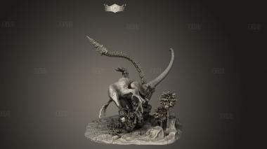 КИБЕР-Дакотараптор 3d stl модель для ЧПУ