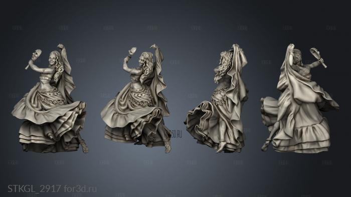 Dancer stl model for CNC