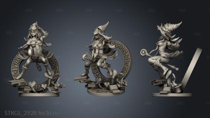 Dark Magician Girl stl model for CNC