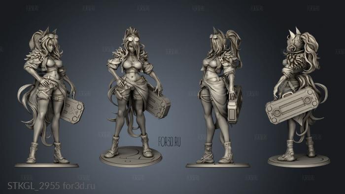 Deadmans Elf Girl stl model for CNC