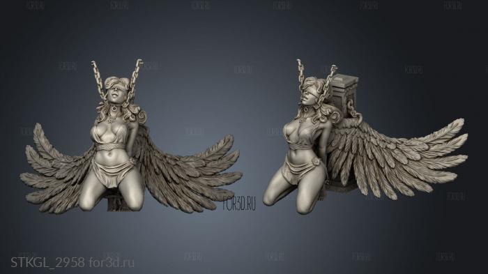 Demon Dominatrix Ang stl model for CNC