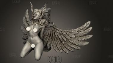 Демоническая Госпожа И ГОЛАЯ 3d stl модель для ЧПУ