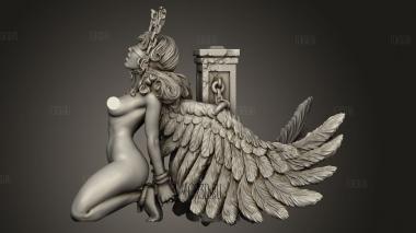 Демоническая Госпожа И ГОЛАЯ 3d stl модель для ЧПУ